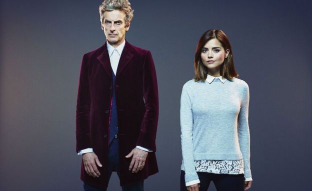 Peter Capaldi and Jenna Coleman