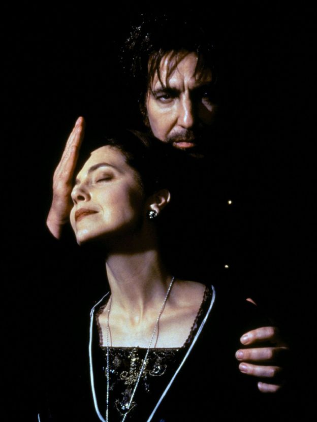 Greta Scacchi and Alan Rickman in Rasputin, 1996