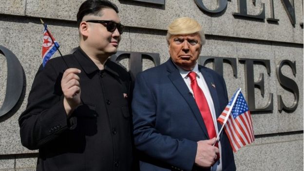 شبيها ترامب و الرئيس الكوري الشمالي