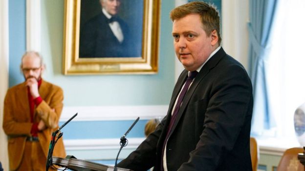 Sigmundur Gunnlaugsson, exprimer ministro de Islandia