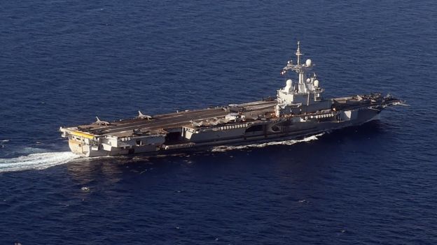 France's Charles de Gaulle aircraft carrier