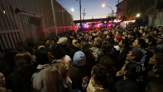 Scene outside Topo Chico prison. 11 Feb 2016