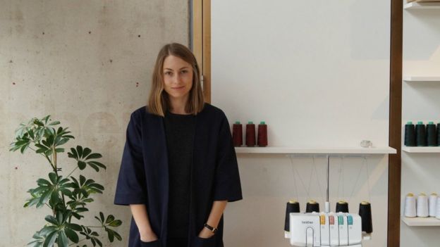 Aimee Harrison en su estudio.