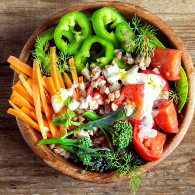 Plato de vegetales