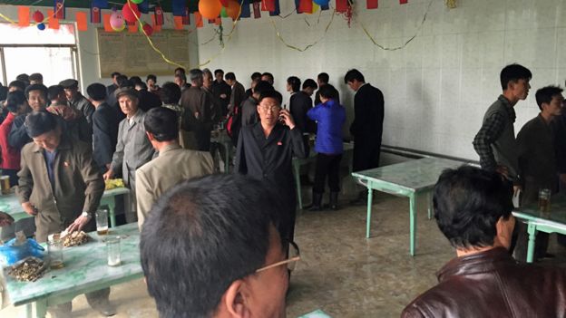 A bar in Pyongyang