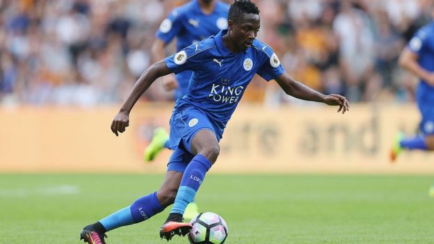 Leicester City's Ahmed Musa