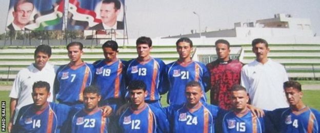 فهد صالح مع فريق الكرامة السوري