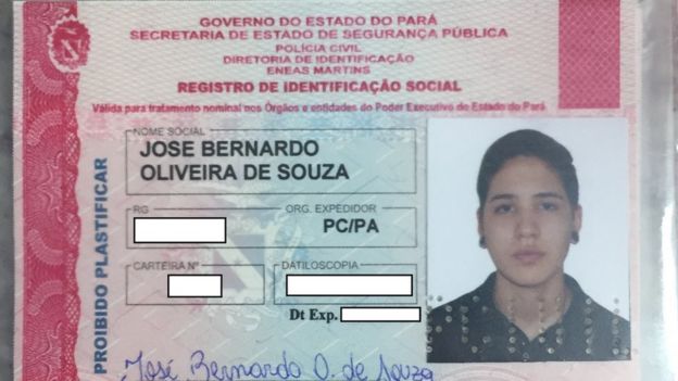 identificación de José Bernardo Oliveira