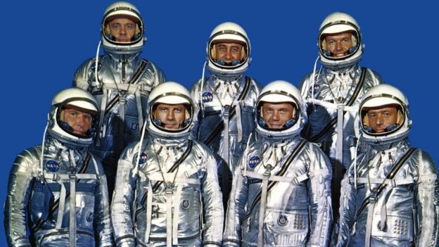 رواد الفضاء السبعة الذين شاركوا في مشروع 