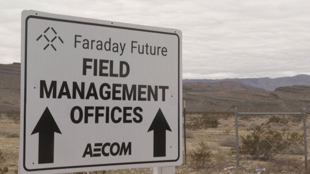 Faraday Future's contractor, AECOM, has stopped work on the factory but said it is still committed to the project