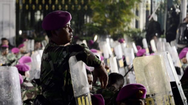 Pengamanan pada aksi unjuk rasa 4 November 2016 di Jakarta