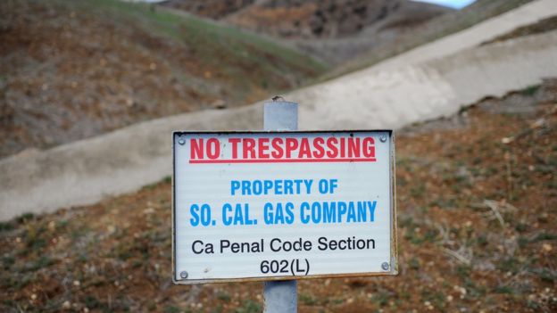 Sign at Porter Ranch