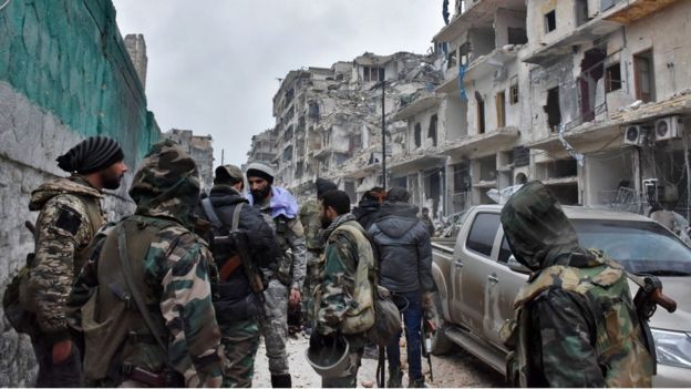 جنود موالون للأسد في حلب