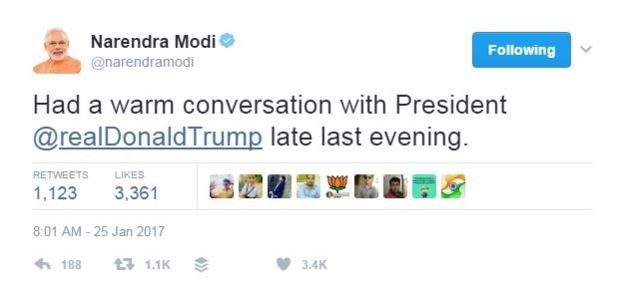 मोदी का ट्वीट