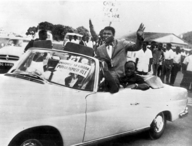 Muhammad Ali in Accra, Ghana - 17 MAY 1964