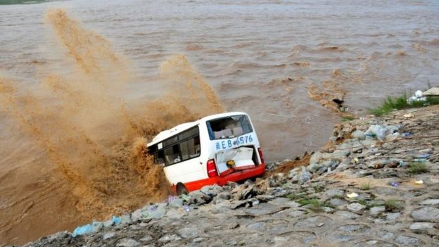 inundaciones en Hebei