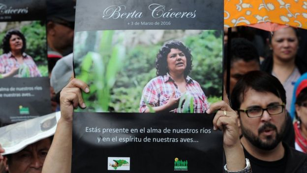 Funeral de Berta Cáceres