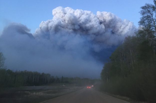 Road in Fort McMurray