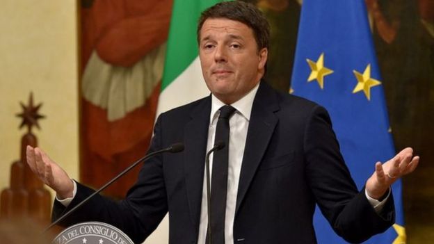 رنزی نخست‌وزیر ایتالیا