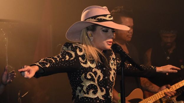 Lady Gaga performs in Nashville