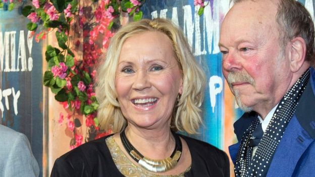 Agnetha Faltskog attends the opening of Mamma Mia! The Party. 20 Jan 2016