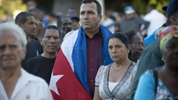 Maelfu ya wananchi wa Cuba