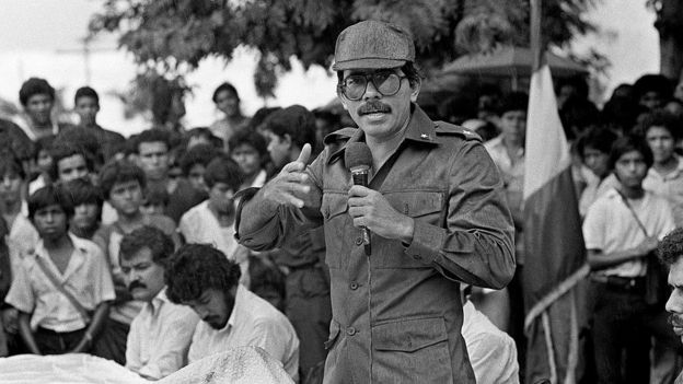 Daniel Ortega en 1985