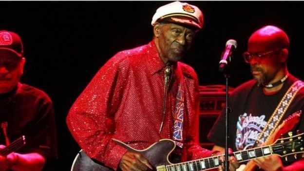 Chuck Berry playing in Chile in 2013