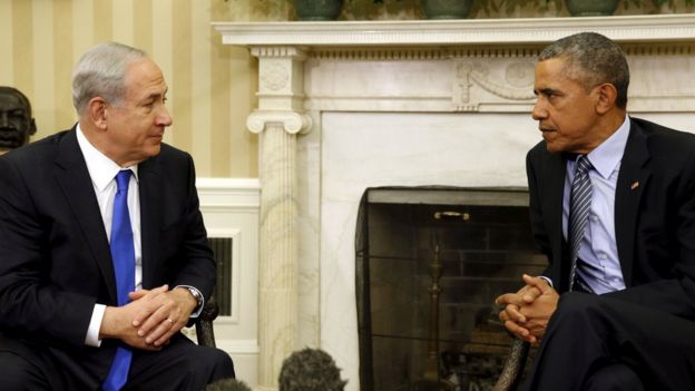Benjamin Netanyahu y Barack Obama
