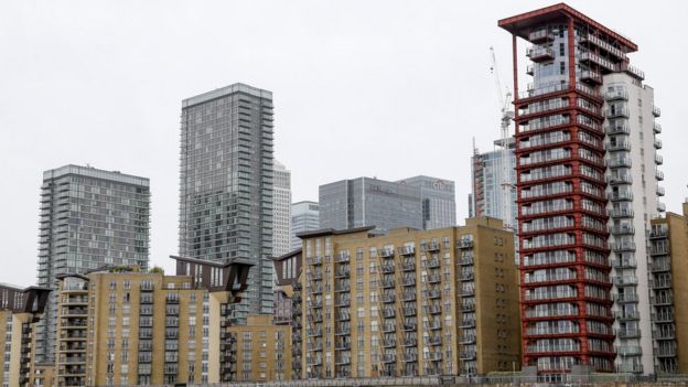 Flats on the Isle of Dogs