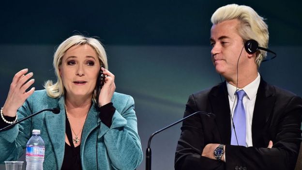 Marine Le Pen and Geert Wilders