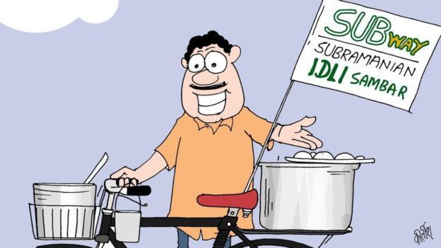 சாம்பார் விற்பனையில் 'சப்வே'