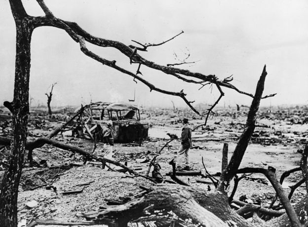 La devastación de Hiroshima