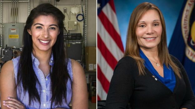 Christina Díaz (izda) y Evelyn Miralles (dcha).