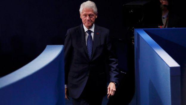 Bill Clinton en el debate.