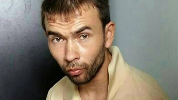 Thai Royal Police handout photo taken with a mobile phone showing Turkish suspect, Adem Karadag, in Bangkok, Thailand on 29 August 2015