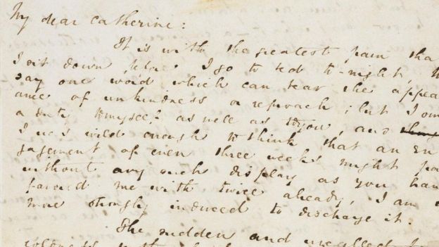 Carta de Charles Dickens a Catherine Hogarth