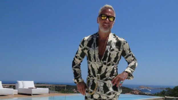 Gianluca Vacchi em foto postada nas redes sociais