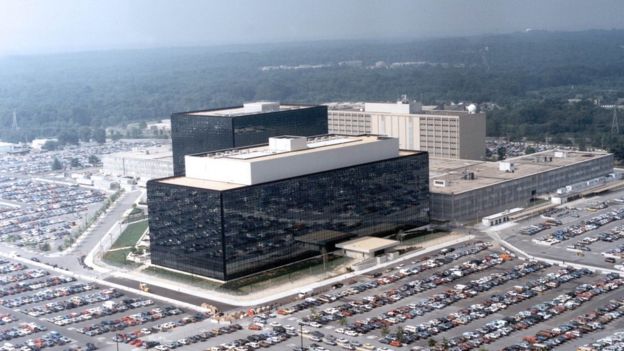 Oficinas centrales de la NSA.
