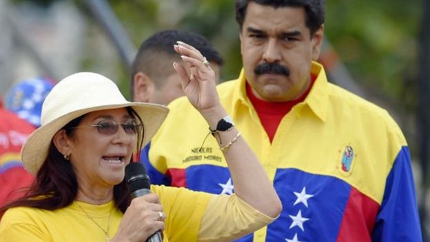 Según Cilia Flores, diputada venezolana y esposa del presidente Nicolás Maduro (juntos en la imagen), sus sobrinos fueron