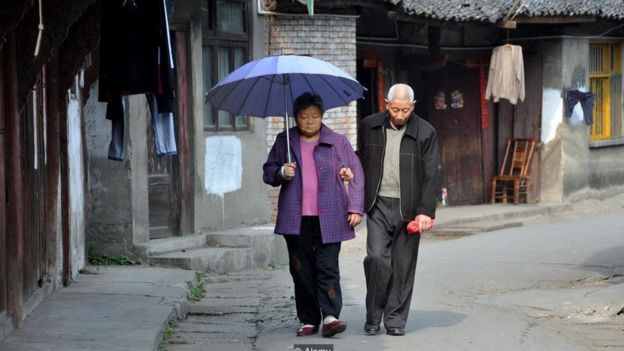 到2030年，中国预计将有四分之一的人口年龄超过60岁，这将对该国的人口结构构成挑战（图片来源：Alamy）