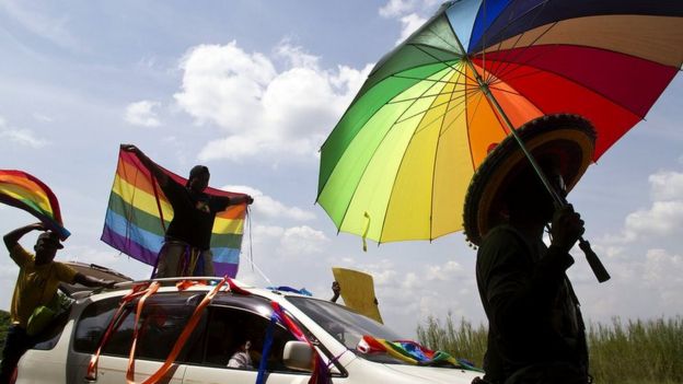 Gay rights march in Mozambique