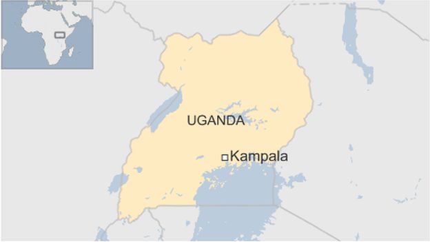 uganda map