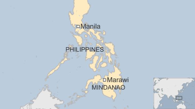 Marawi Philippines map