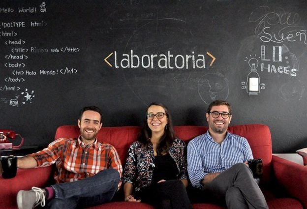 Rodulfo Prieto, Mariana Costa y Herman Marin.