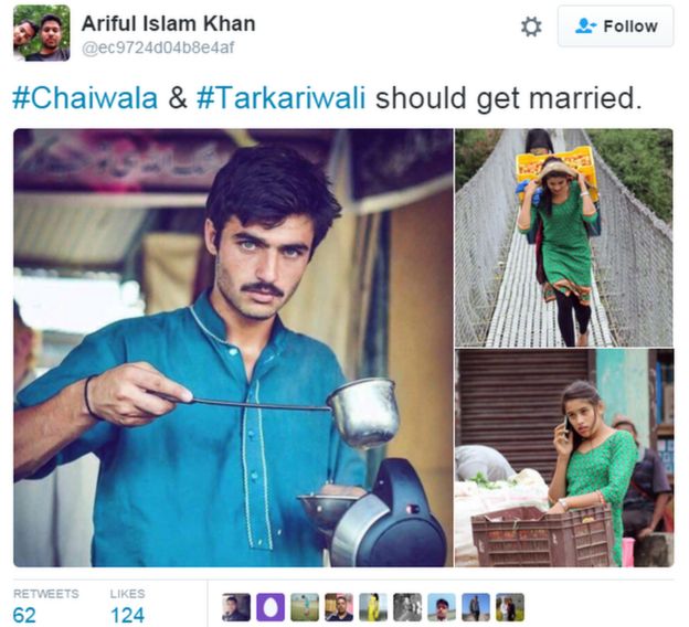 One Twitter user suggested the social media stars would make a great match