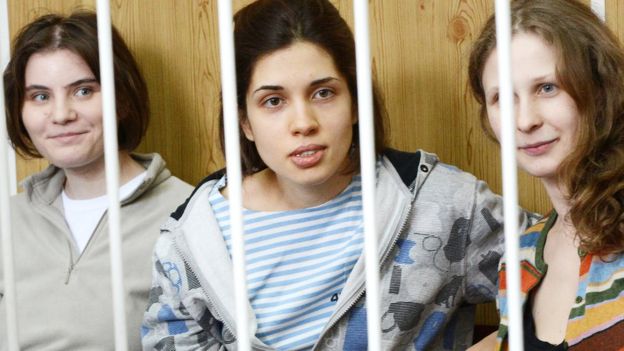 Pussy Riot на скамье подсудимых