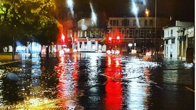 Flooding in Lewisham