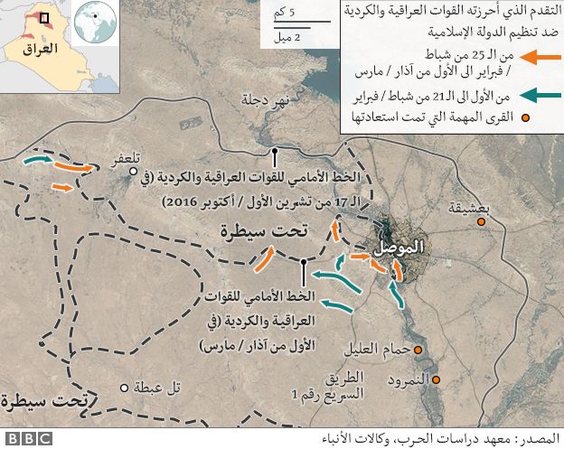 خريطة الموصل