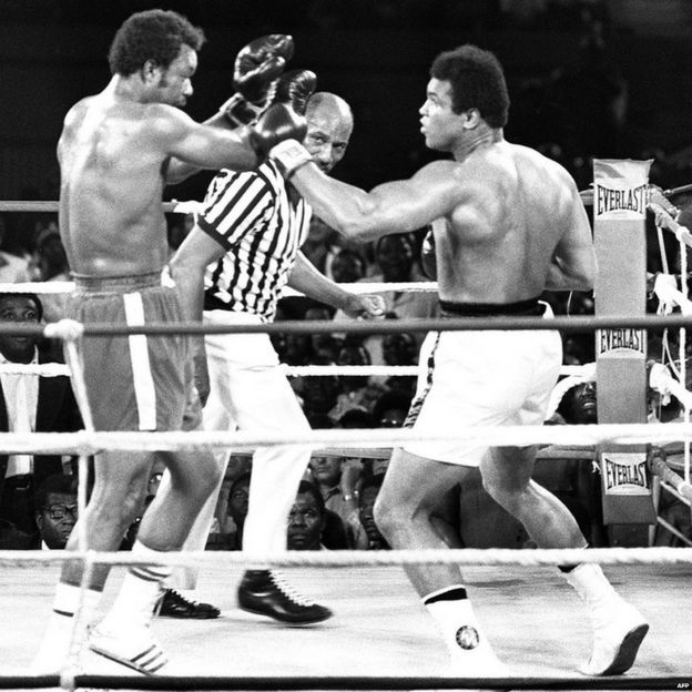 Ali & Foreman rumble in the jungle